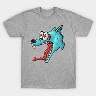 Hearts Wolf T-Shirt